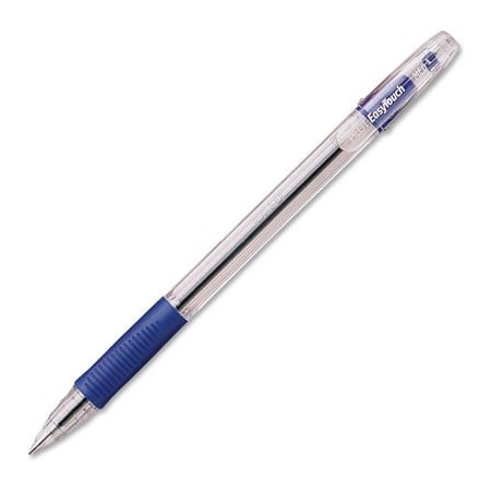 Pilot Pilot EasyTouch Ballpoint Pen, Refillable, Medium, Blue Ink, Dozen 32011